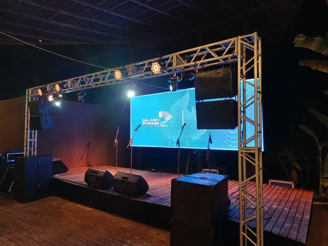 Locação de equipamentos para festas e eventos.