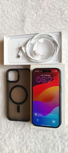 Iphone 15 preto bateria original 100%