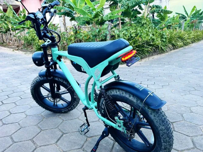 BICICLETA ELÉTRICA ROAD 30 MOVI AIR 750W - VERDE/PRETO 