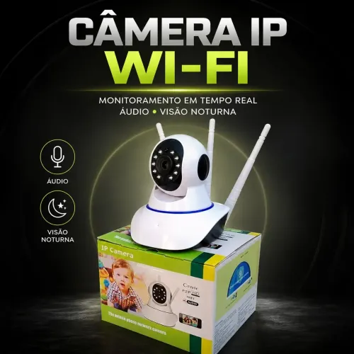 Camera de Segurança IP Com Visão Noturna HD