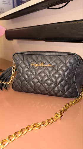 Bolsa Luiza Barcelos preta modelo grande