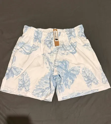 Shorts Boxer Tactel Estampado TAM 18 anos Juvenil Masculino Novo