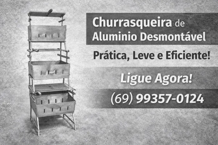Churrasqueiras P, M, G e GG