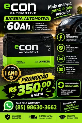 Bateria nova com garantia promoção