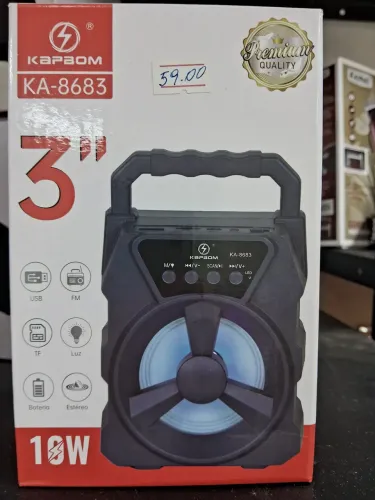 Caixa de Som Bluetooth  Kapbom KA-8683