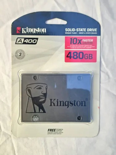 SSD Kingston A400 480GB - Novo e Lacrado