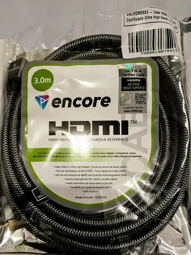 Cabo HDMI Premium ultra high speed 3 metros