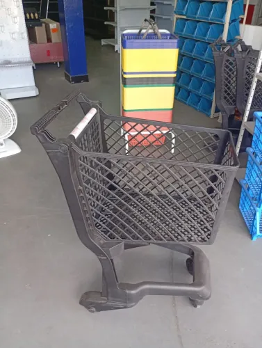 CARRINHO DE COMPRAS PLASTICO SO A CENTERACO TEM *B