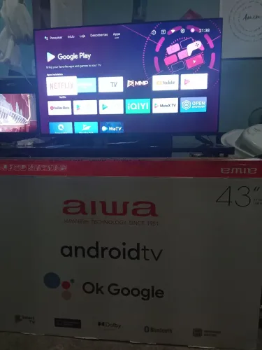 TV 43 SMART 4K AIWA ( NOVA 6 DIAS DE COMPRADA )
