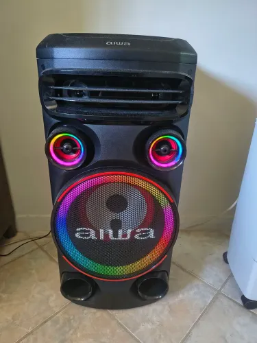 Torre de Som Aiwa T1W 1600watts RMS