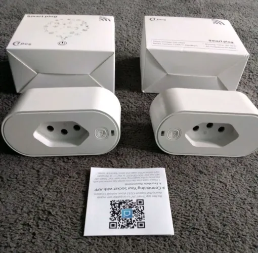 Kit 2 tomadas inteligentes smart plug