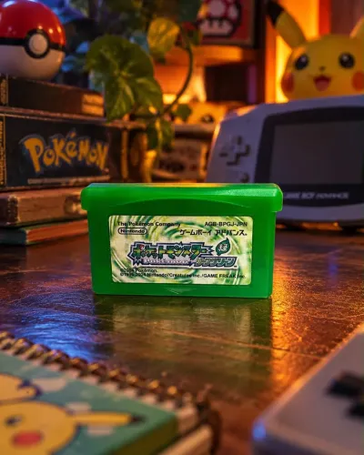 Pokémon Leaf Green Game Boy Advance Japonês