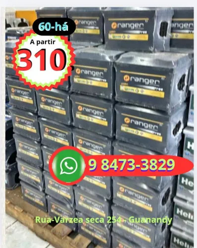 Bateria  60 há  nova para carro  