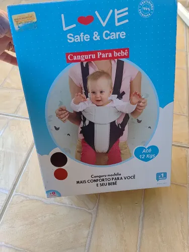 Canguru Carrega Bebê - SEM USO - Até 12kg
