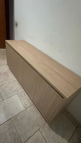 Balcão - móvel planejado - feito por marceneiro sem detalhes 