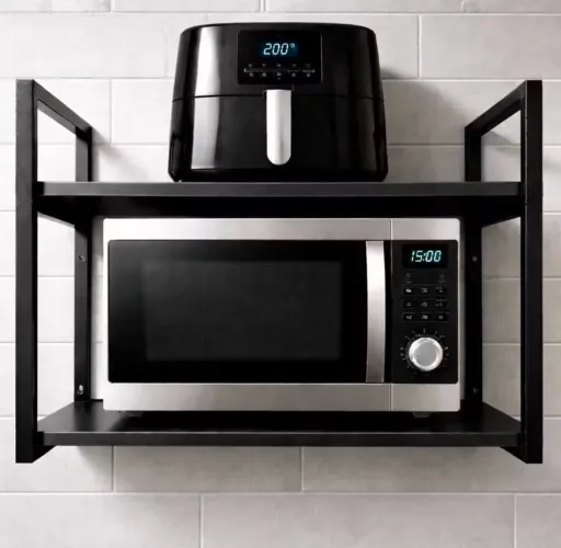 Suporte para microondas e air fryer