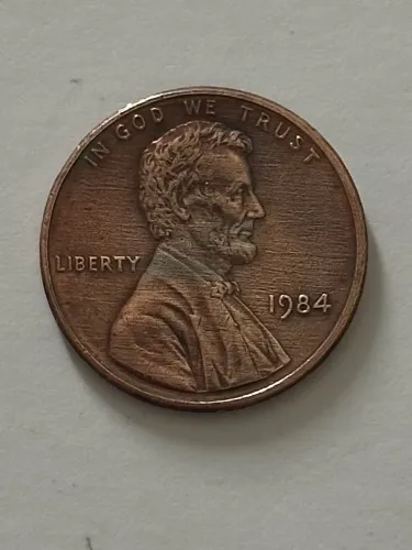 Moeda Antiga Americana 1 Centavo de Dólar Lincoln 1984