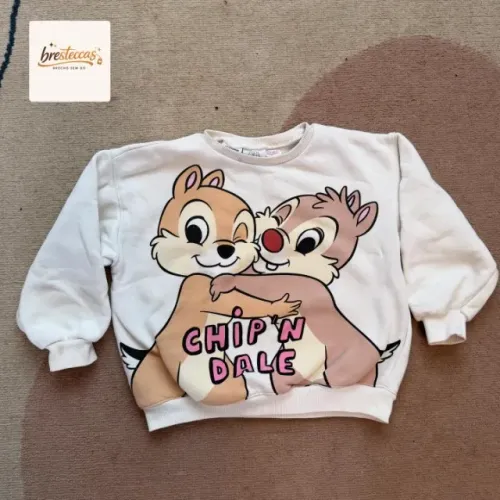 Moletom Infantil Tico e Teco Disney - Zara (Tamanho 4)
