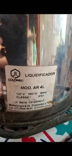 Liquidificador Industrial JL Colombo 4L Inox