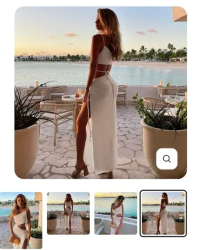 Vestido Branco Perfeito influence