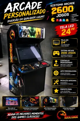 Fliperama Arcade Tradicional