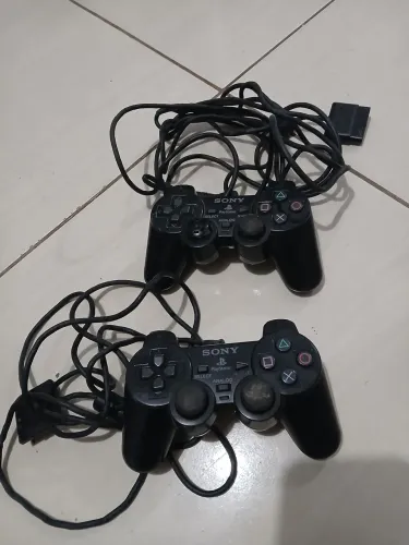 2 controles ps2 serie H (detalhes)