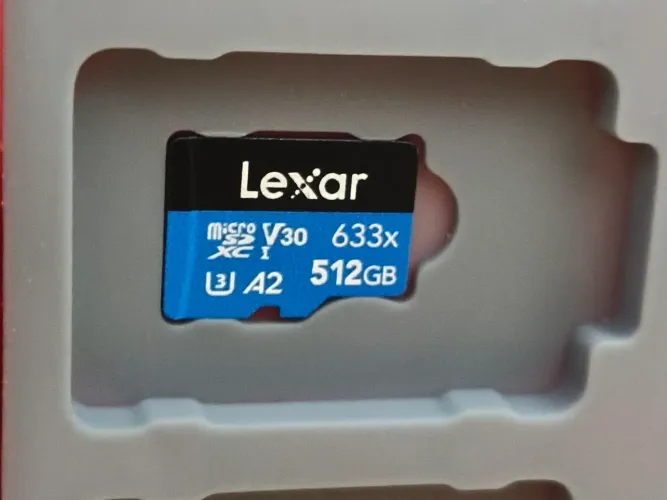 Cartão Micro SD 512GB Lexar Original.
