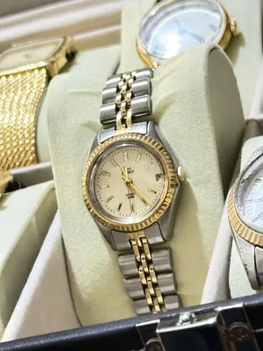TIMEX INDIGLO QUARTZ VINTAGE BICOLOR - REVISADO