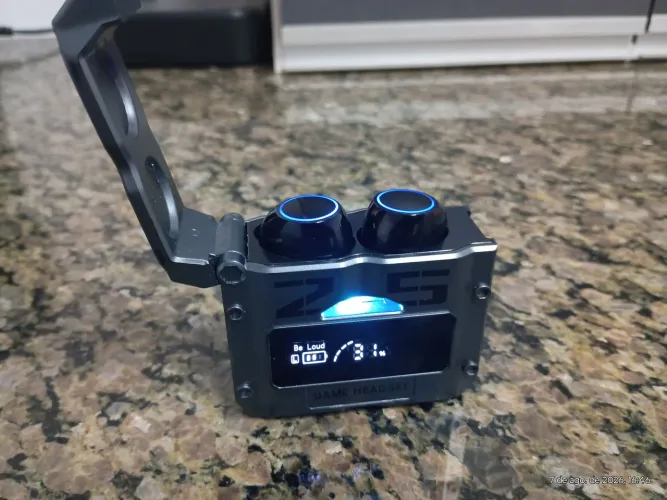 Fone De Ouvido Sem Fio Bluetooth 5.3 com função power bank