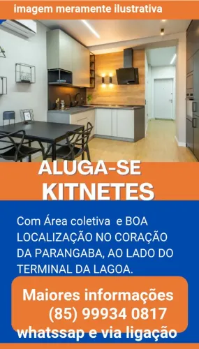 Kitnetes e apartamentos com segurança 24 horas