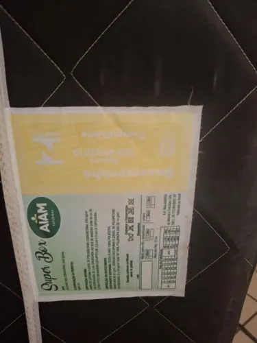 Cama Super Box<br>tipo: colchão conjugado de espuma flexível