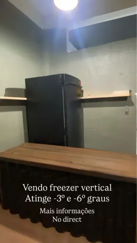 Freezer Vertical atinge -3º e -6º