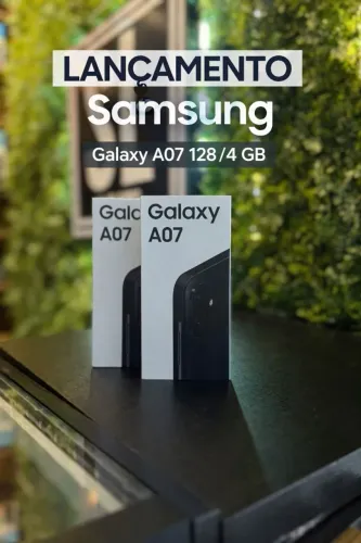SAMSUNG GALAXY A07 4G 128 GIGAS COM 4GB RAM PRETO