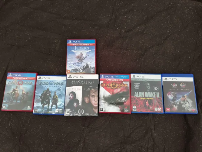 Jogos de ps4 e ps5 (lote) original