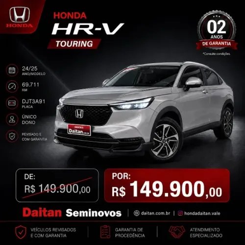 Honda HR-V Touring 1.5 TB 16V 5P Aut. 2025