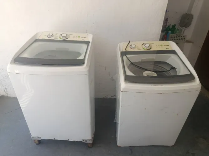 2 Máquinas de Lavar Consul 12kg - Precisam de conserto - R$ 500 o par