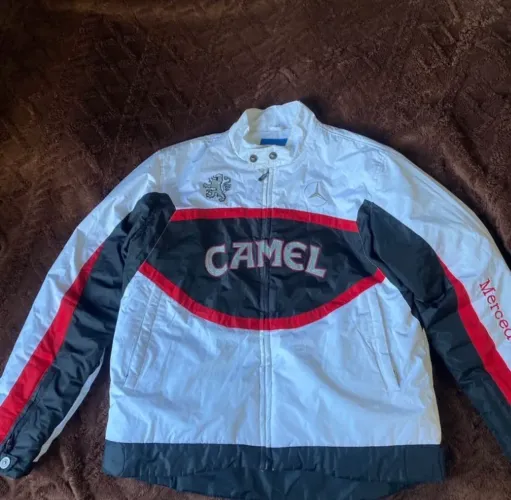 Jaqueta Camel Mercedes-Benz Vintage XGG - Rara