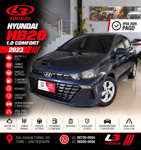 Hyundai HB20 Comfort 1.0 Flex 12V Mec. 2023