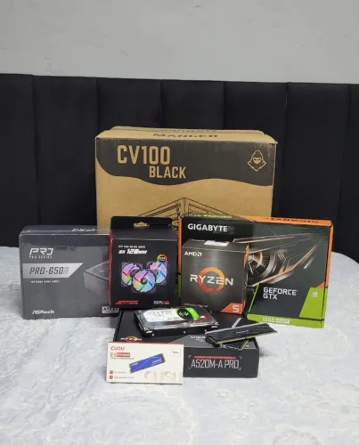 PC Gamer Ryzen 5 5500 + GTX 1660 Super 6GB