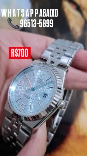 Relógio ROLEX AUTOMÁTICO MODELO LAND DWELLER TIFFANY