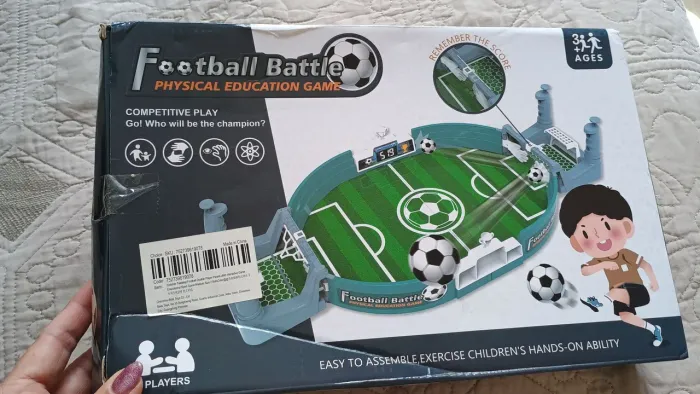Jogo dinâmico de futebol de mesa