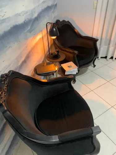 Cadeiras Poltronas 2 veludo alta qualidade