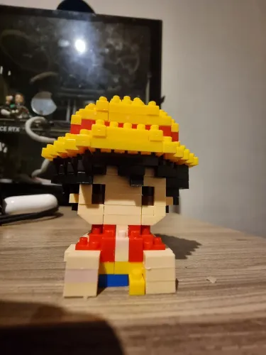 Luffy quebra cabeça montar