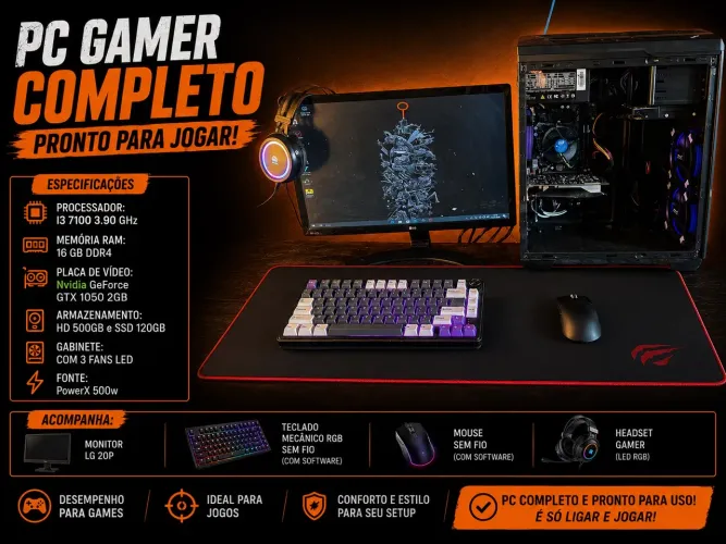 VENDO PC GAMER COMPLETO!!