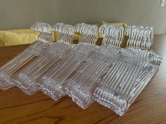 50 cabides de acrílico