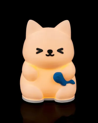 Luminaria Led em forma de gato