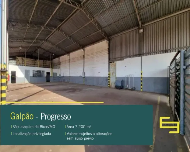 Galpão para alugar em São Joaquim de Bicas/ MG no bairro Progresso.