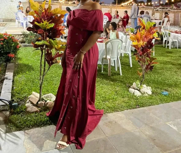 Vestido de Festa Marsala