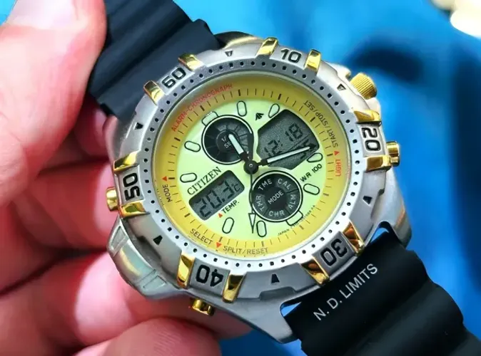 Citizen Wingman C710 Natilute Temperatura Revisado Excelente Estado de Zero