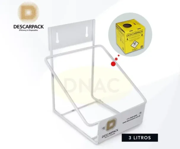Suporte de caixa coletora de perfurocortante
